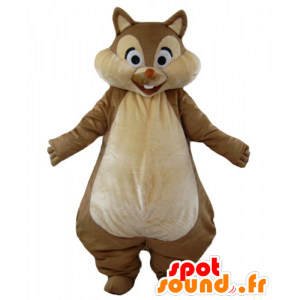 Tic Tac mascot or famous maroon and beige squirrel - MASFR22994 - Mascots famous characters