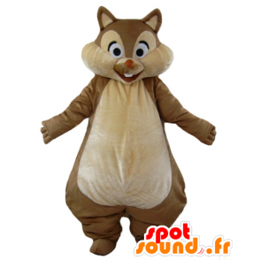 Tic Tac Maskottchen oder berühmten kastanienbraun und beige Eichhörnchen - MASFR22994 - Maskottchen berühmte Persönlichkeiten