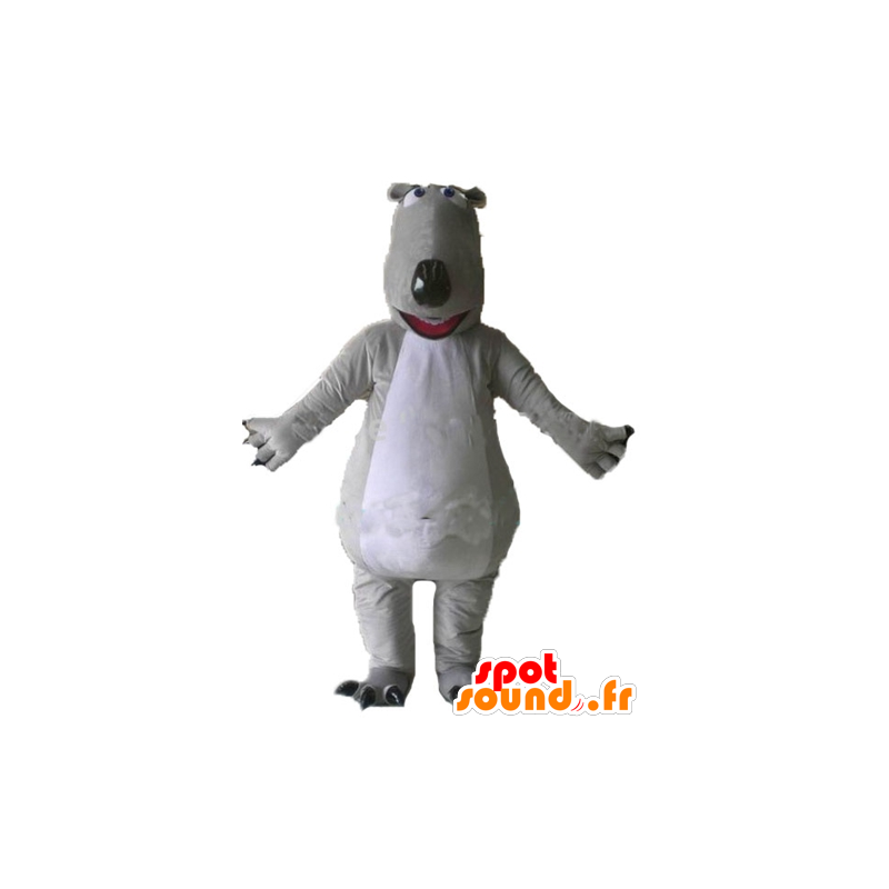 Mascot grises y blancos, osos gigantes e impresionantes - MASFR23007 - Oso mascota