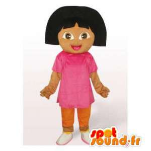 Dora mascotte. Dora the Explorer Costume - MASFR006546 - Diego e Dora mascotte