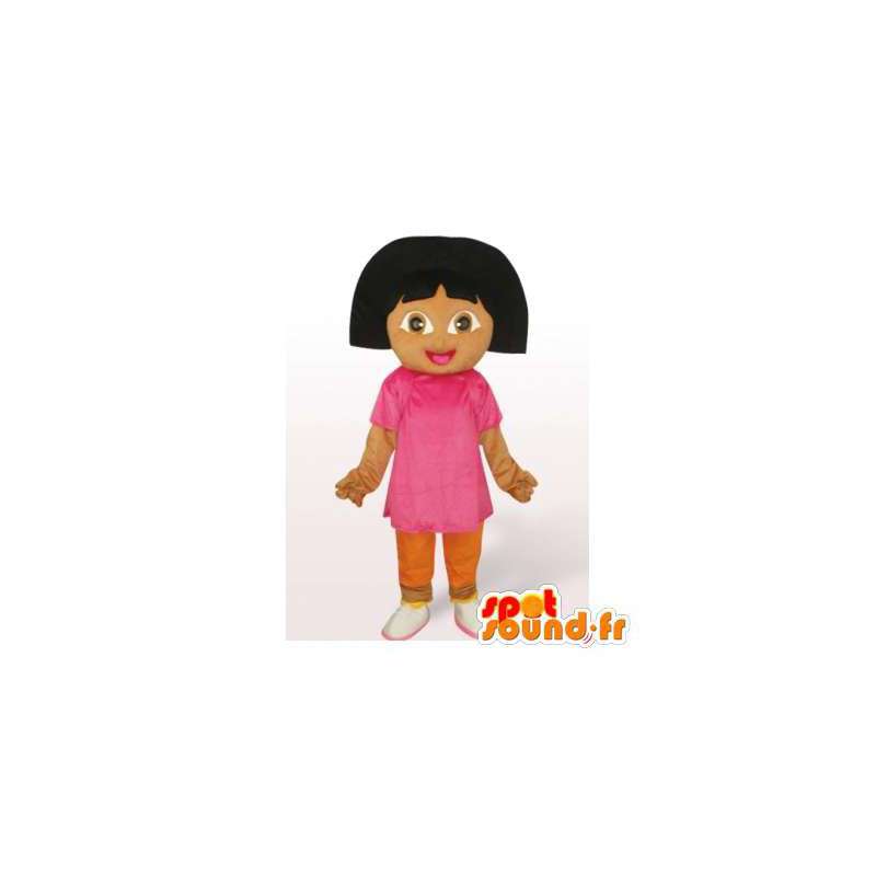 Mascot Dora the Explorer. Costume Dora the Explorer - MASFR006546 - Dora og Diego Mascots
