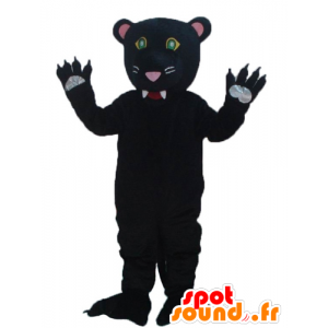 Mascot black panther, sehr nett und sehr realistisch - MASFR23015 - Tiger Maskottchen