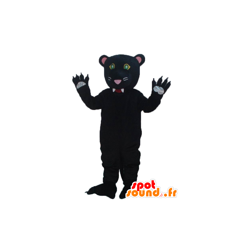 Mascot black panther, sehr nett und sehr realistisch - MASFR23015 - Tiger Maskottchen