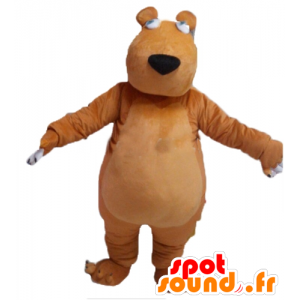 Mascotte d'ours marron, dodu et mignon - MASFR23020 - Mascotte d'ours