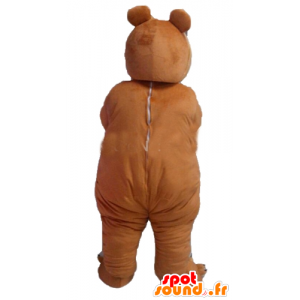 Mascotte d'ours marron, dodu et mignon - MASFR23020 - Mascotte d'ours