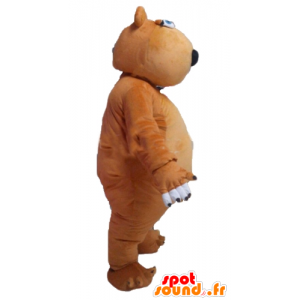 Mascotte d'ours marron, dodu et mignon - MASFR23020 - Mascotte d'ours