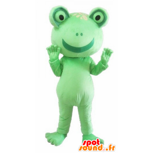 Mascot green frog, giant, funny - MASFR23022 - Animals of the forest