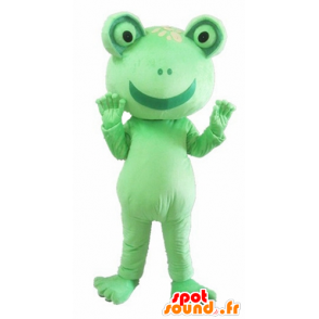 Mascotte de grenouille verte, géante et rigolote - MASFR23022 - Animaux de la forêt