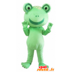 Sapo verde mascote, gigante, engraçado - MASFR23022 - Forest Animals
