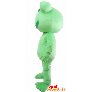 Mascot vihreä sammakko, jättiläinen, hauska - MASFR23022 - Animaux de la forêt