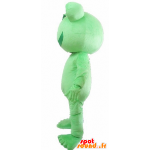 Grön grodemaskot, jätte och rolig - Spotsound maskot
