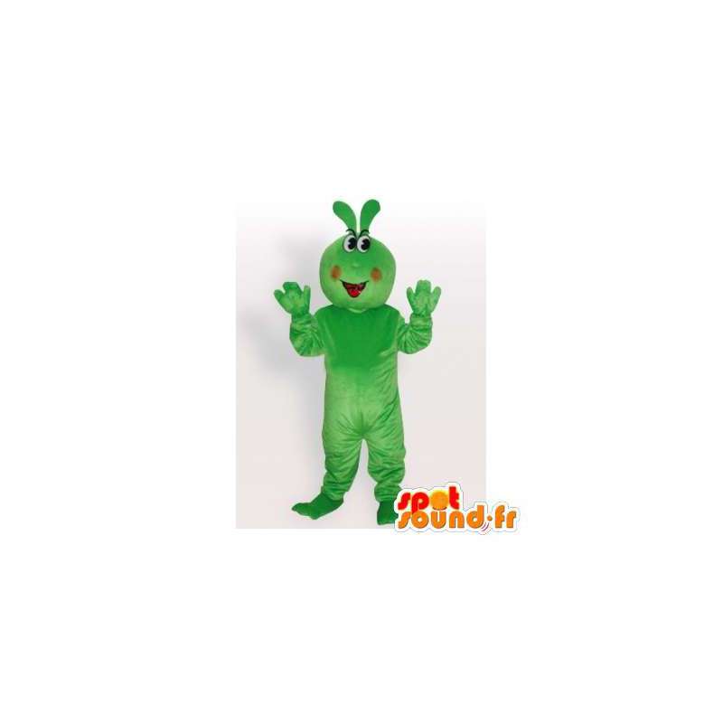 Jättegrön kaninmaskot. Grön kanindräkt - Spotsound maskot