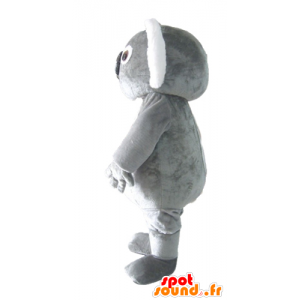 Mascot koala gris y blanco, regordete, dulce y divertido - MASFR23039 - Mascotas Koala