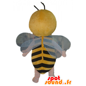 Boy mascot bee costume, yellow and black - MASFR23040 - Mascots bee