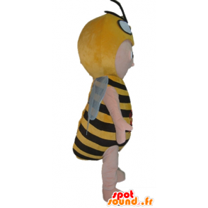 Boy Maskottchen Bienenkostüm, Gelb und Schwarz - MASFR23040 - Maskottchen Biene