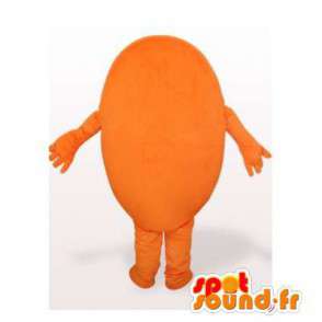 Mascote do ovo de laranja gigante. Costume Egg - MASFR006549 - Mascotes de frutas e legumes