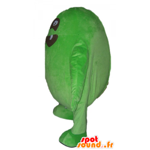 Grande monstro verde e preto, engraçado e mascote originais - MASFR23049 - mascotes monstros
