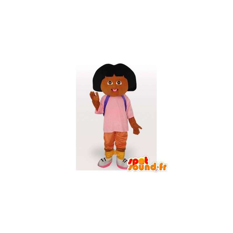 Mascot Dora the Explorer. Costume Dora the Explorer - MASFR006551 - Dora og Diego Mascots