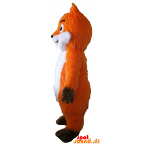 Krásná fox maskot oranžové, bílé a hnědé, velmi realistický - MASFR23054 - Fox Maskoti