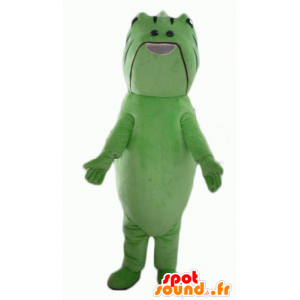 Mascot vis, groen en zwart schepsel - MASFR23066 - Fish Mascottes