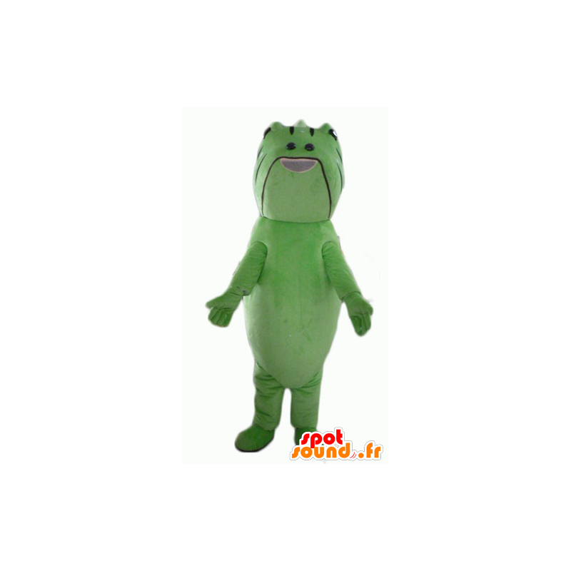 Mascot vis, groen en zwart schepsel - MASFR23066 - Fish Mascottes