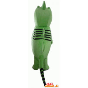 Mascot fish, green and black creature - MASFR23066 - Mascots fish