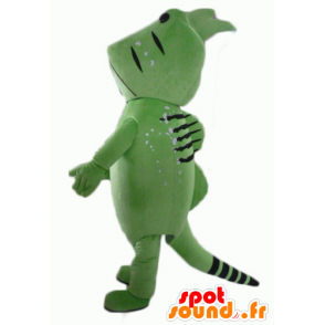 Mascot fish, green and black creature - MASFR23066 - Mascots fish