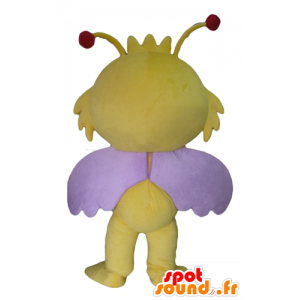 Mascota de la mariposa, de color amarillo y morado de insectos - MASFR23069 - Mascotas mariposa