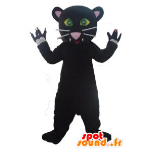 Mascot black panther, very cute and very realistic - MASFR23080 - Tiger mascots