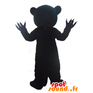 Mascot black panther, very cute and very realistic - MASFR23080 - Tiger mascots