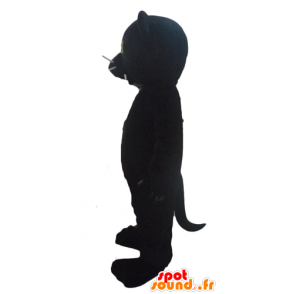 Mascot black panther, very cute and very realistic - MASFR23080 - Tiger mascots