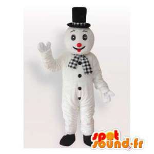 Snømann maskot. Snowman Costume - MASFR006555 - Man Maskoter