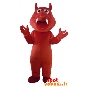 Mascot rødsvin, dinosaur, krokodille - Spotsound maskot kostume