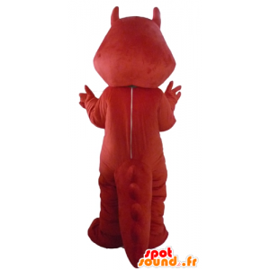 Red boar mascot, dinosaur, crocodile - MASFR23088 - Mascot of crocodiles