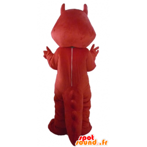 Red boar mascot, dinosaur, crocodile - MASFR23088 - Mascot of crocodiles