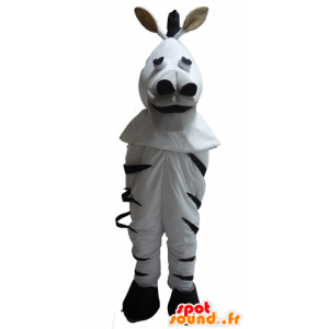 Zebra Mascot svart og hvit, veldig realistisk - MASFR23092 - jungeldyr