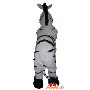 Zebra mascote preto e branco, muito realista - MASFR23092 - Os animais da selva