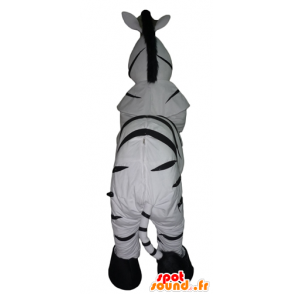 Zebra Mascot zwart en wit, zeer realistisch - MASFR23092 - jungle dieren