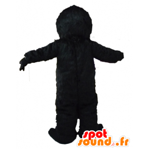 Mascotte de gorille noir, à l'air féroce - MASFR23095 - Mascottes de Gorilles