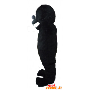 Negro mascota gorila, de aspecto feroz - MASFR23095 - Mascotas de gorila