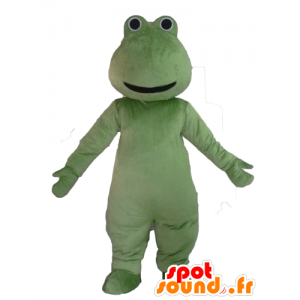 Grüner Frosch-Maskottchen, sehr fröhlich - MASFR23096 - Tiere des Waldes