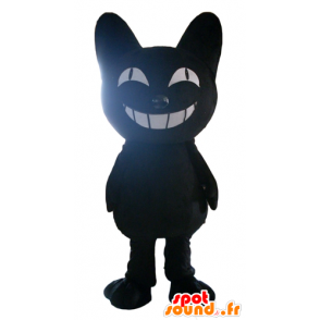 Μασκότ μεγάλη μαύρη γάτα, χαρούμενο - MASFR23098 - Γάτα Μασκότ