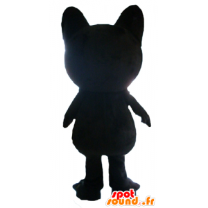 Maskottchen große schwarze Katze, heiter - MASFR23098 - Katze-Maskottchen