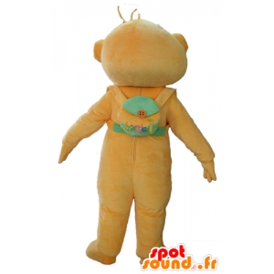 Mascote sapo, criatura laranja, muito sorridente - MASFR23103 - Forest Animals