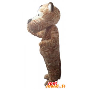 Mascot oranje en witte tijger, hond, leuk en kleurrijk - MASFR23110 - Tiger Mascottes