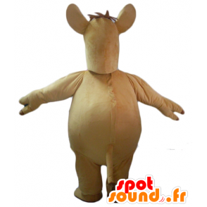 Kamelmaskot, beige dromedar, jätte - Spotsound maskot