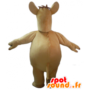 Mascotte de chameau, de dromadaire beige, géant - MASFR23111 - Mascottes Animales