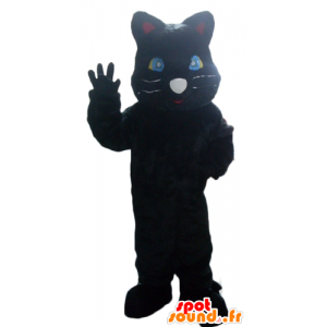 Black cat mascot, Black Panther, Giant - MASFR23115 - Cat mascots
