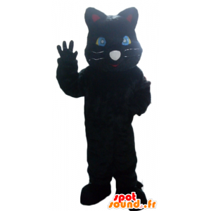 Black Cat maskot, Black Panther, Giant - MASFR23115 - Cat Maskoti