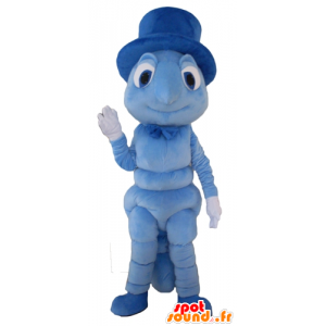 Lagarta mascote, críquete, inseto azul - MASFR23127 - mascotes Insect